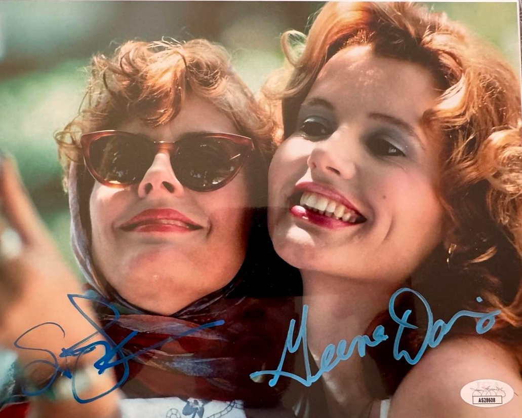 Geena Davis & Susan Sarandon Signed 8x10 Photo (Thelma & Louise) - JSA COA